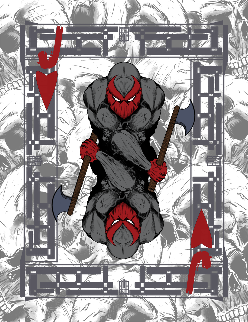 Assassin War Poker Deck Standard