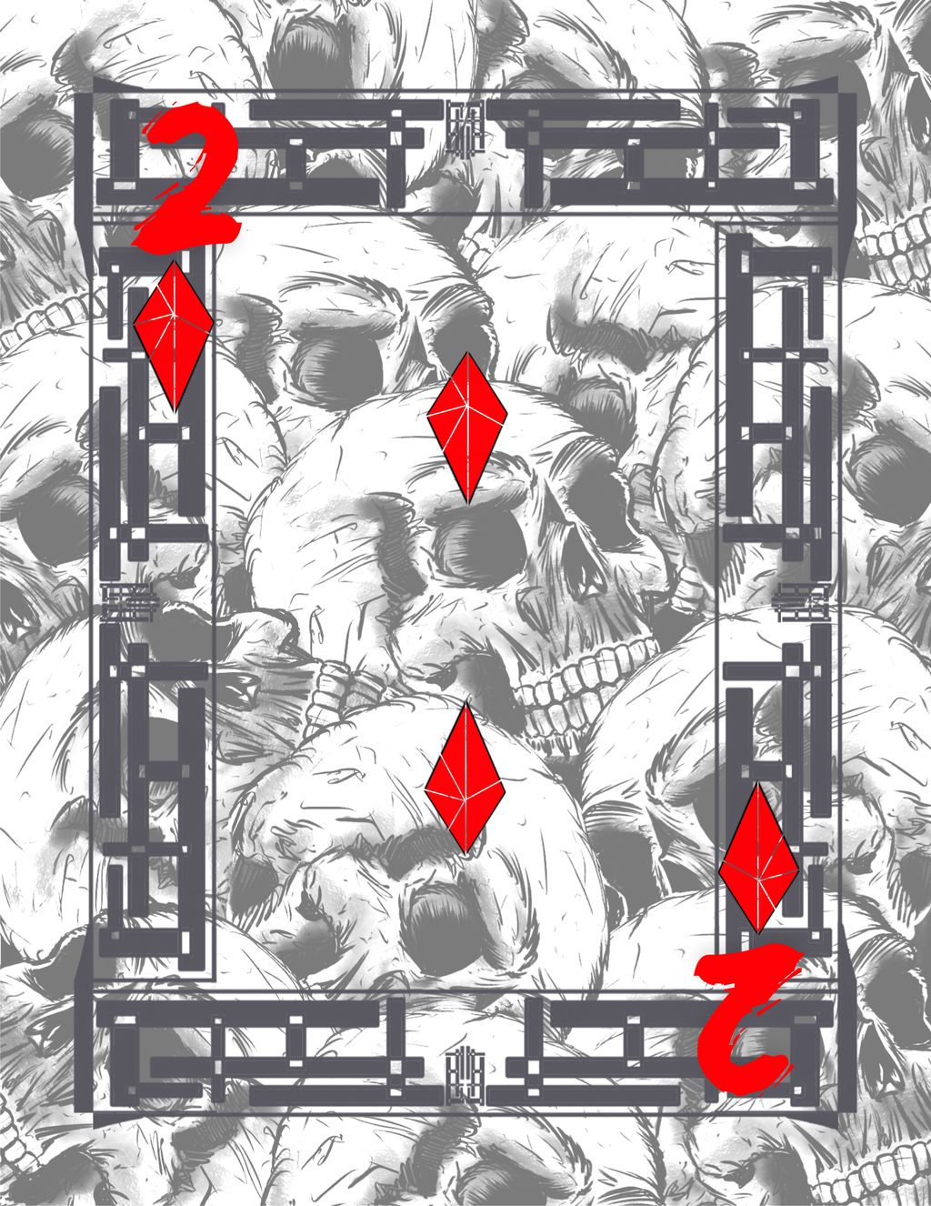 Assassin War Poker Deck Standard