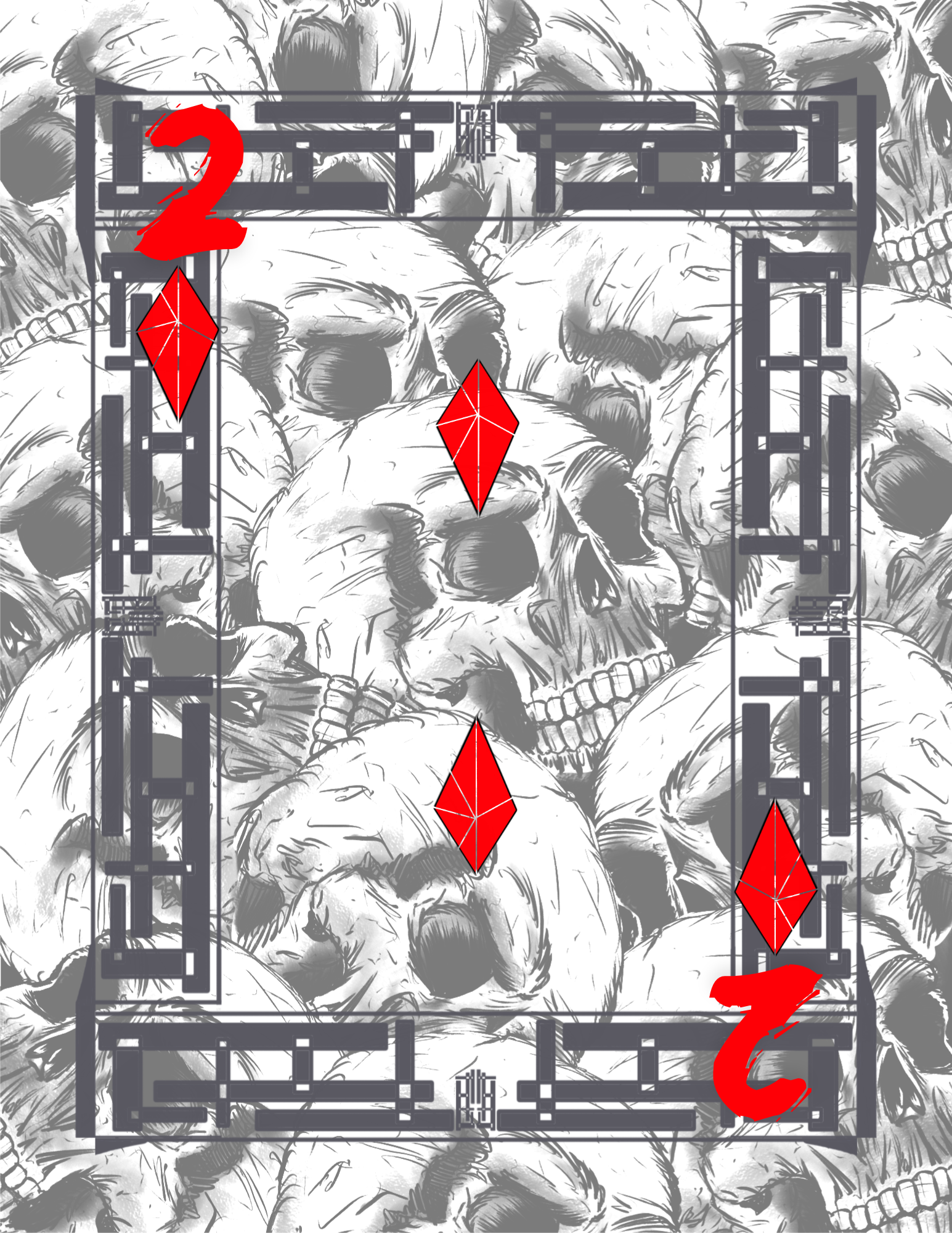 Assassin War Poker Deck Standard